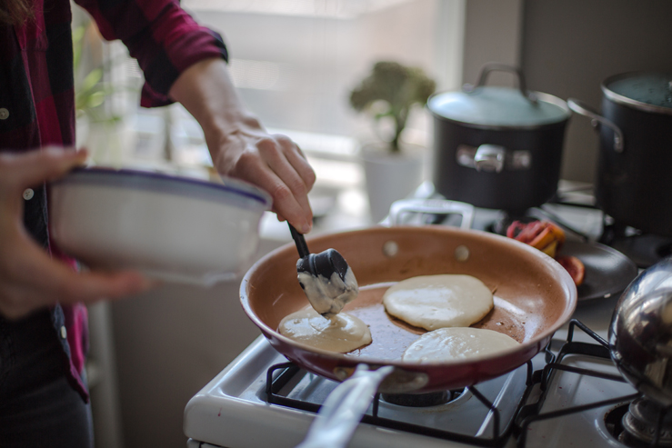 sourdough pancake batter